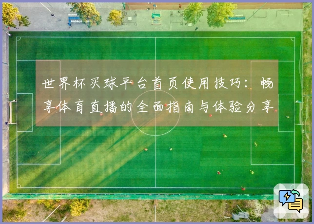 世界杯买球平台首页使用技巧：畅享体育直播的全面指南与体验分享