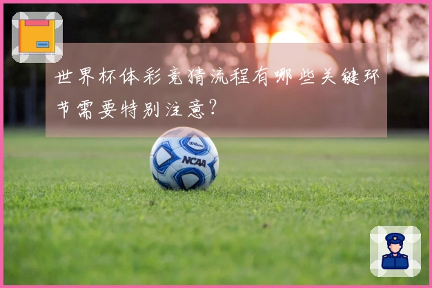 世界杯体彩竞猜流程有哪些关键环节需要特别注意?